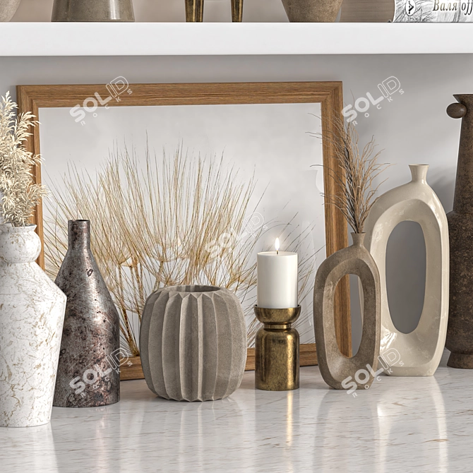 Elegant Decor Set '15 3D model image 6