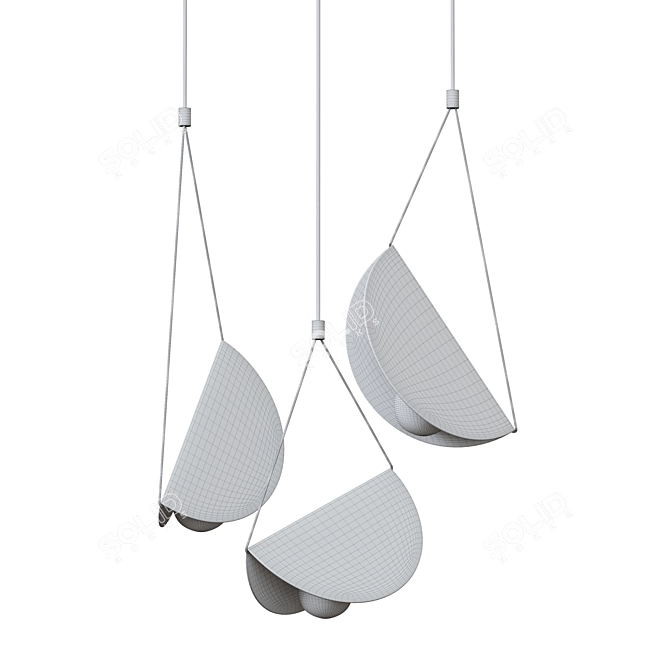 Elegant Air Lamps 3D model image 2