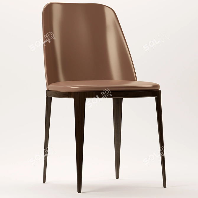 Elegant Poliform Grace Chair 3D model image 1