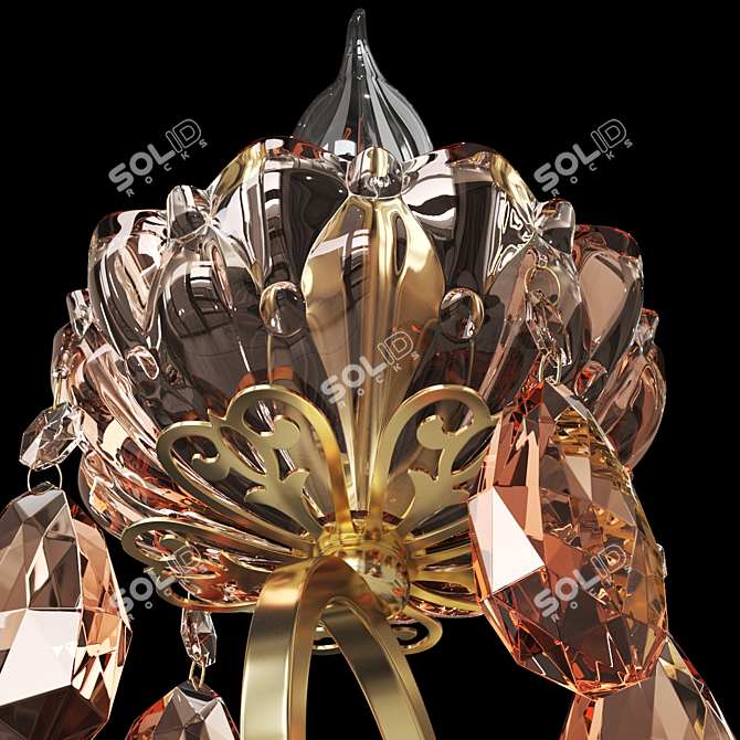 Eurosvet Escada Chandelier 3D model image 3