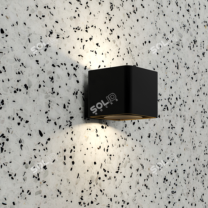 Vibrant Marble Terrazzo: PBR Seamless Material 3D model image 2