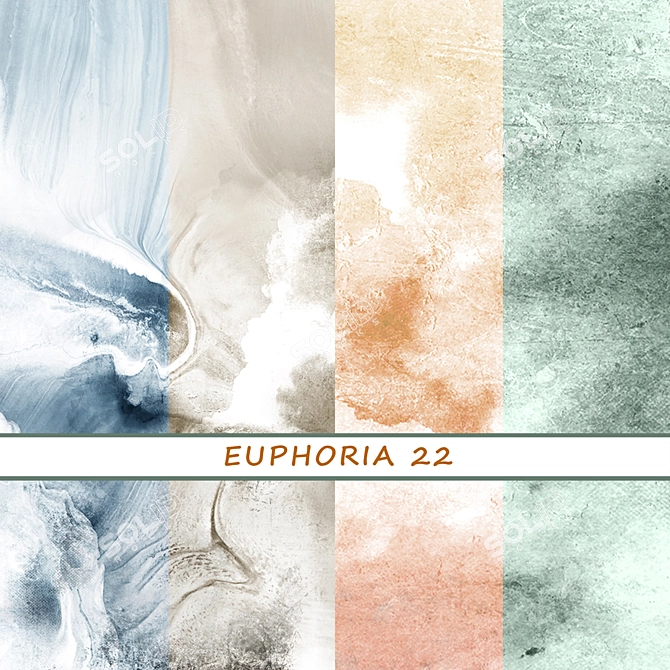 Euphoria 22: Abstract Designer Wallpapers 3D model image 1