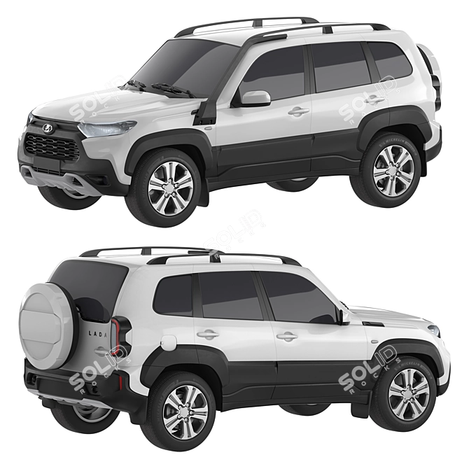 Lada Niva Travel: Off-road Adventure 3D model image 1