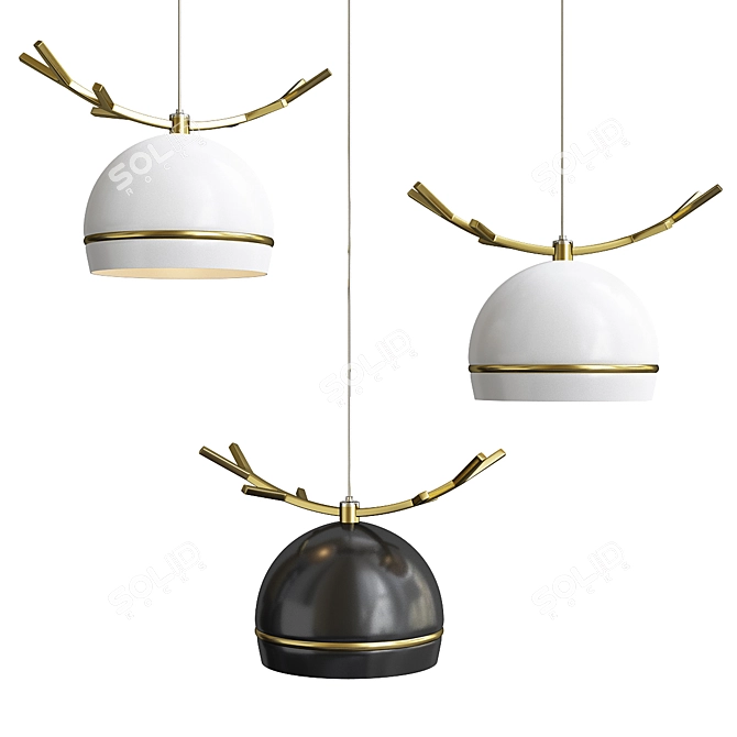 Elegant Wendy Lamp: Modern Design 3D model image 1