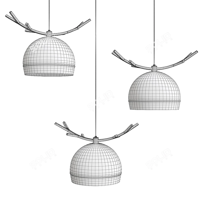 Elegant Wendy Lamp: Modern Design 3D model image 2