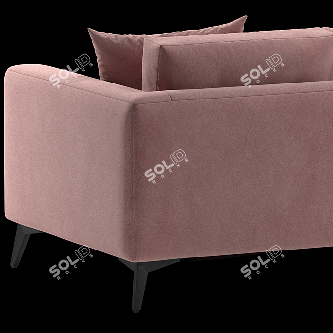 Volga Factory Sofa: Comfort meets Style 3D model image 6