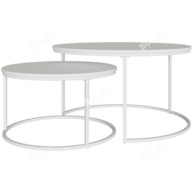 Kalista Coffee Table: Elegant and Functional 3D model image 2