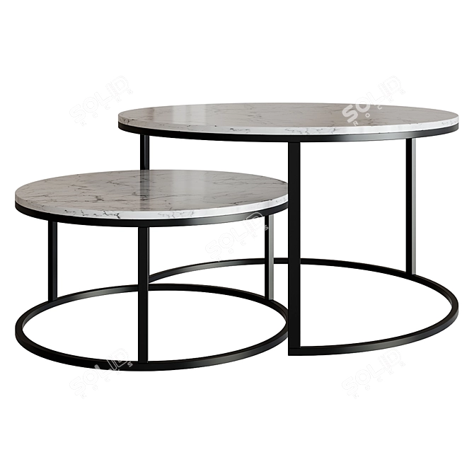 Calder Coffee Table: Elegant and Functional 3D model image 2