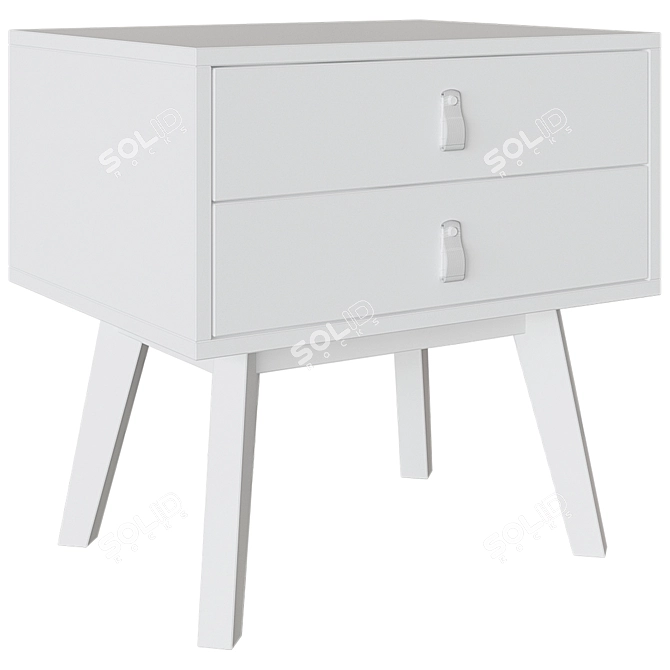 Fjorde & Co Torshalla Bedside Table 3D model image 2