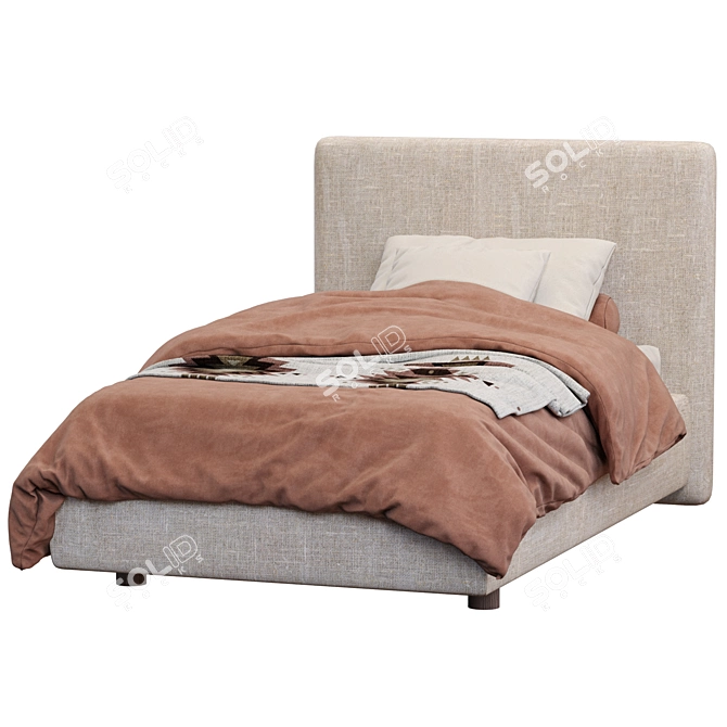 Arca Bed: Sleek and Stylish Sleeping Solution 3D model image 3