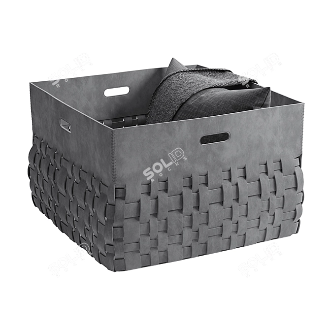 Versatile Flexform Cesta Outdoor Basket 3D model image 1