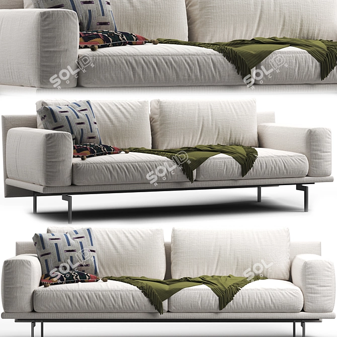 Stylish Twils ETAN Sofa - 2017 Version 3D model image 1