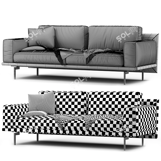 Stylish Twils ETAN Sofa - 2017 Version 3D model image 4