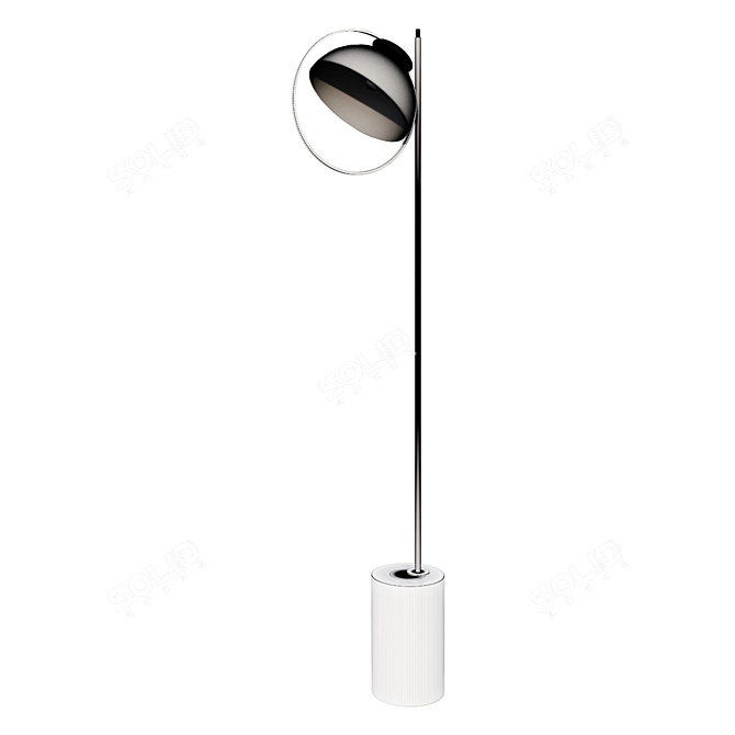 Urban Spotlight Floor Lamp: Sleek & Stylish Illumination 3D model image 2