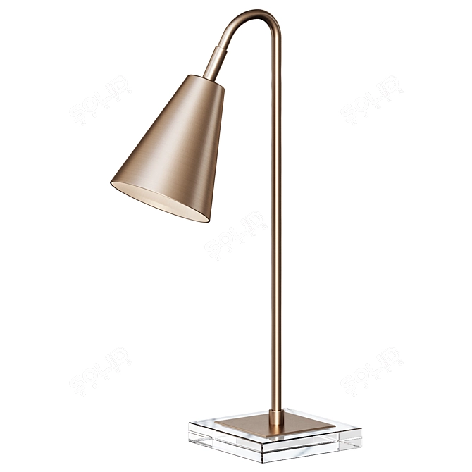 Astute Desk Lamp: A Stylish and Functional Table Lamp 3D model image 1