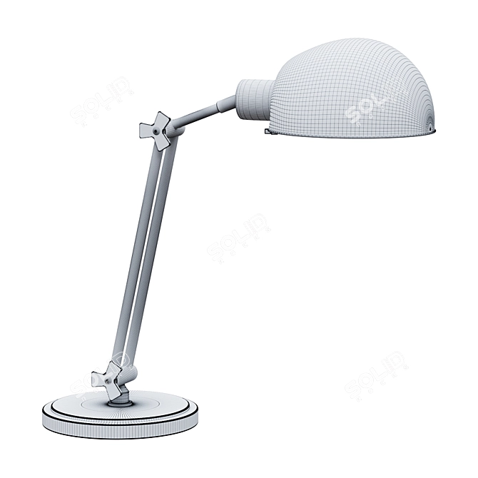 Industrial Pharmacy Desk Lamp 3D model image 2