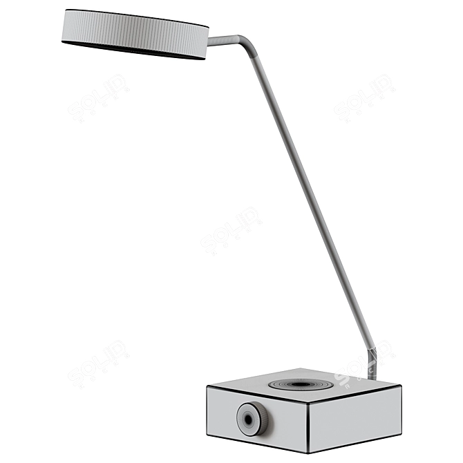Focus LED Charge Desk Lamp 3D model image 2