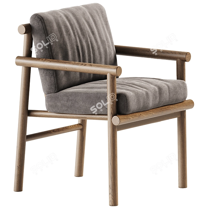 Ayana Chair: Elegant & Comfortable 3D model image 3