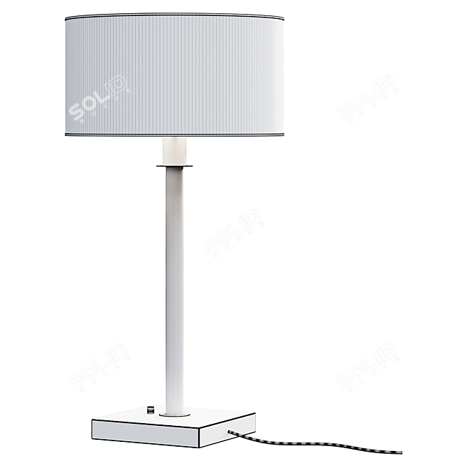 Modern Bronze Desk Lamp 3D model image 2