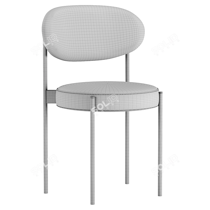 Vidar Chair: Sleek Design with Optimal Comfort 3D model image 2