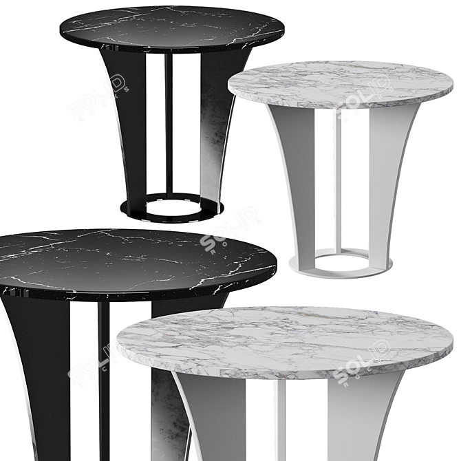 ALTON Cazarina Side Table: Versatile Design & Customizable 3D model image 1