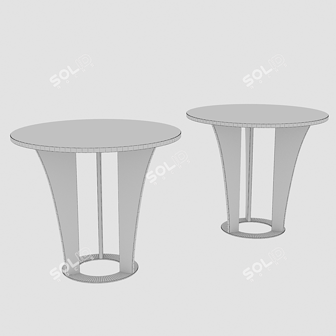 ALTON Cazarina Side Table: Versatile Design & Customizable 3D model image 2