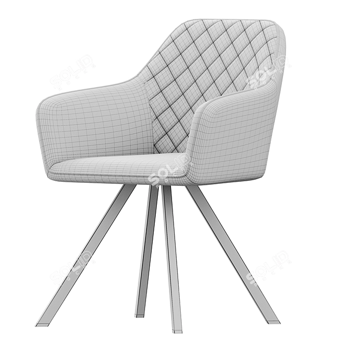 Elegant Michelle Chair: Perfect Blend of Style and Function. 3D model image 2