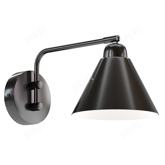 Sleek Wall Lamp by House Doctor 3D model image 3