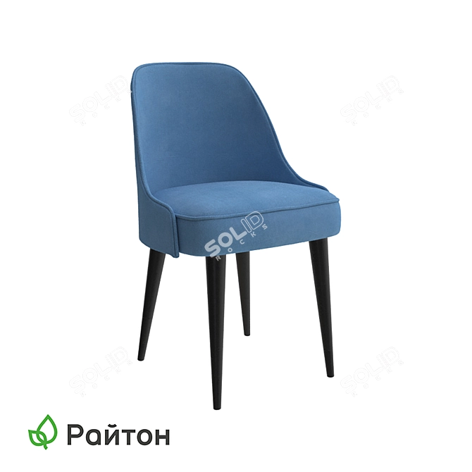 Compact and Stylish Chair for Comfortable Seating 3D model image 1