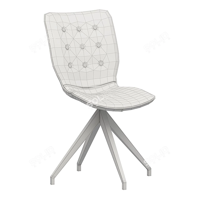 Elegant Butterfly Chair 3D model image 2