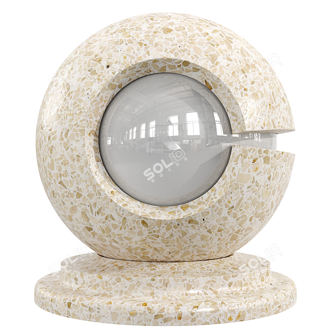 Venetian Terrazzo Marble | PBR Seamless Material 3D model image 3