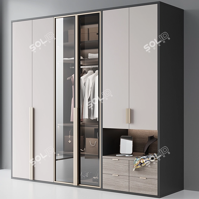 Versatile Storage Solution 3D model image 2