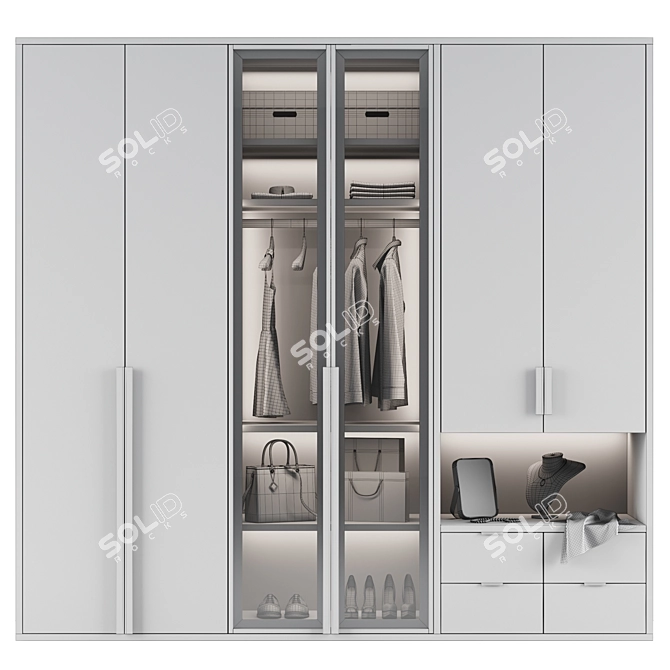 Versatile Storage Solution 3D model image 3