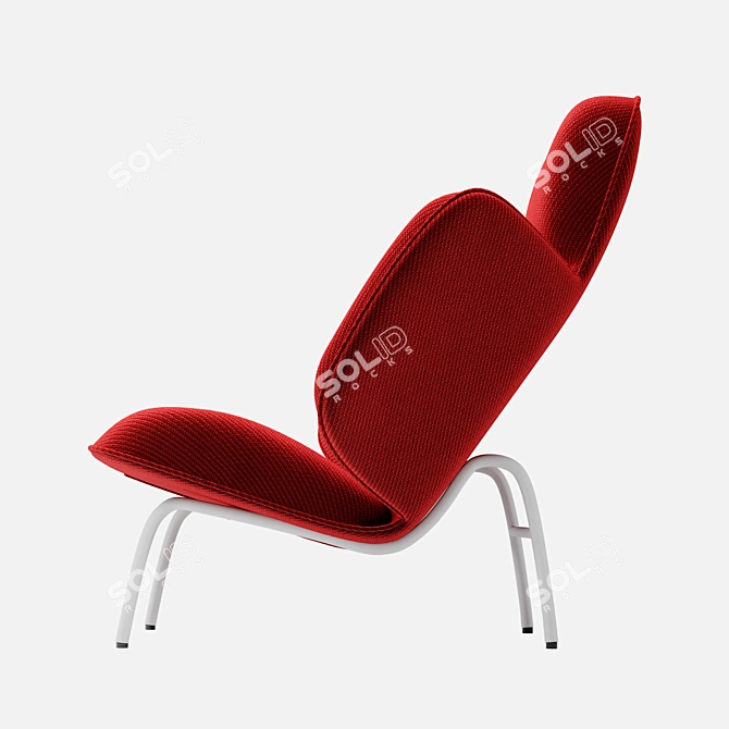Cozy Embrace Chair 3D model image 3