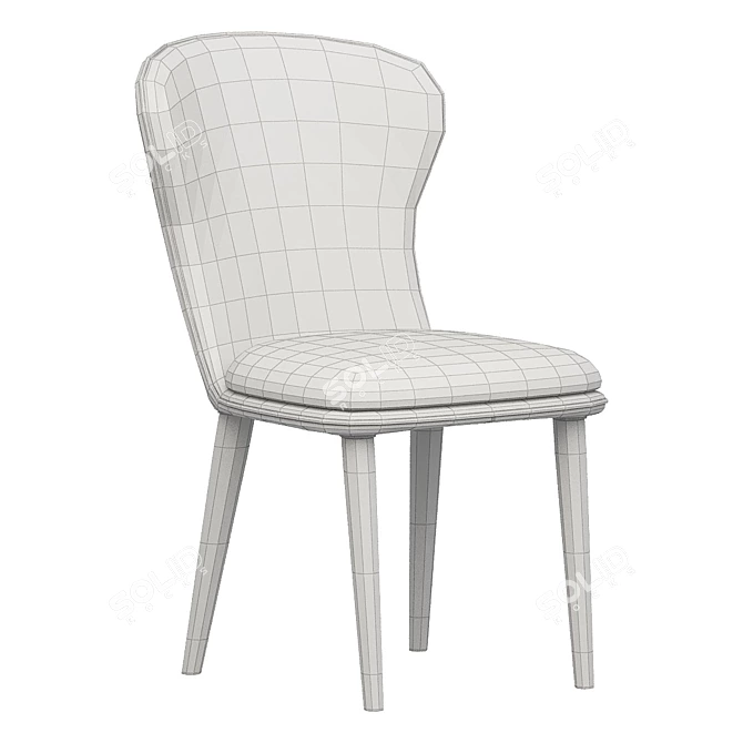 Sleek and Chic: Santorini Chair 3D model image 2