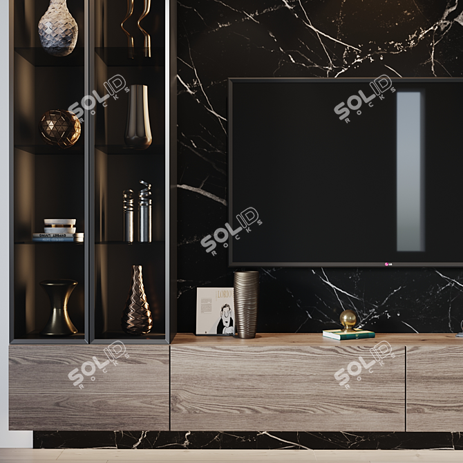 Title: Versatile TV Set with Multiple BRDF Options 3D model image 4