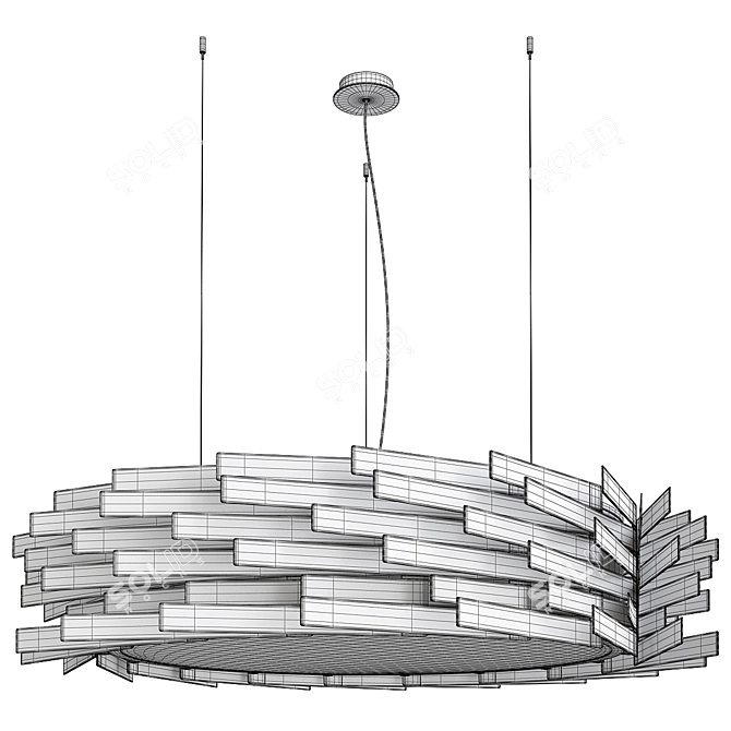 Modern Jack MM Ceiling Lamp 3D model image 2