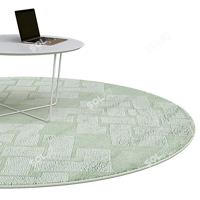 Elegant Circle Rugs | №275 3D model image 2