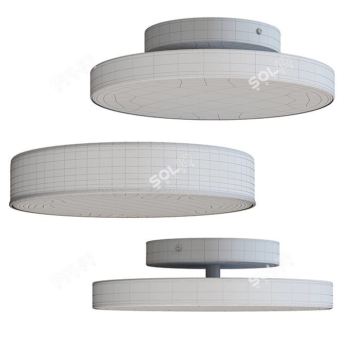 Vibrant LED Ceiling Lamp: VIRRMO KABOMBA 3D model image 2