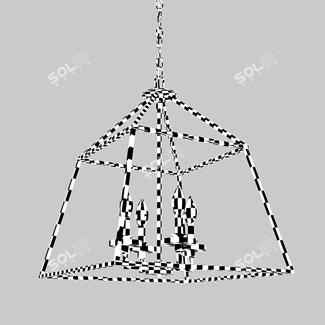 Savoy House Braxton Pendant 3D model image 3