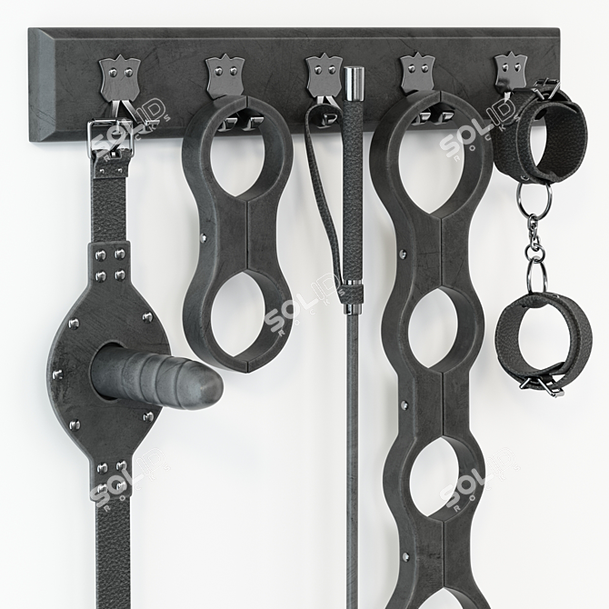 BDSM Set: Handcuffs & More 3D model image 5