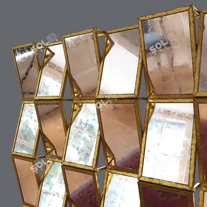 Sleek Miroir: Modern Reflection 3D model image 4