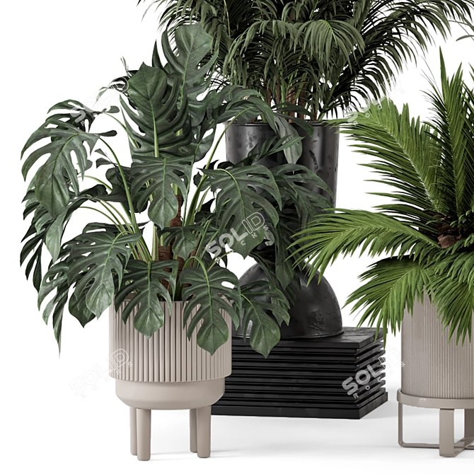 Nature's Charm: Ferm Living Bau Pot Large - Set 461 3D model image 2