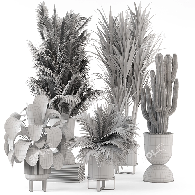 Nature's Charm: Ferm Living Bau Pot Large - Set 461 3D model image 7