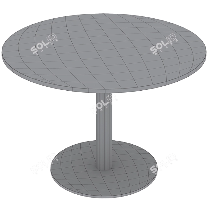 Cosmo Paola Dining Table: Elegant and Functional 3D model image 5