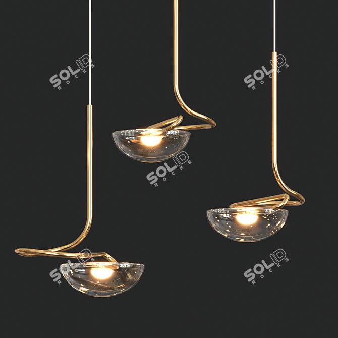 Jackie Contemporary Chandelier 3D model image 4
