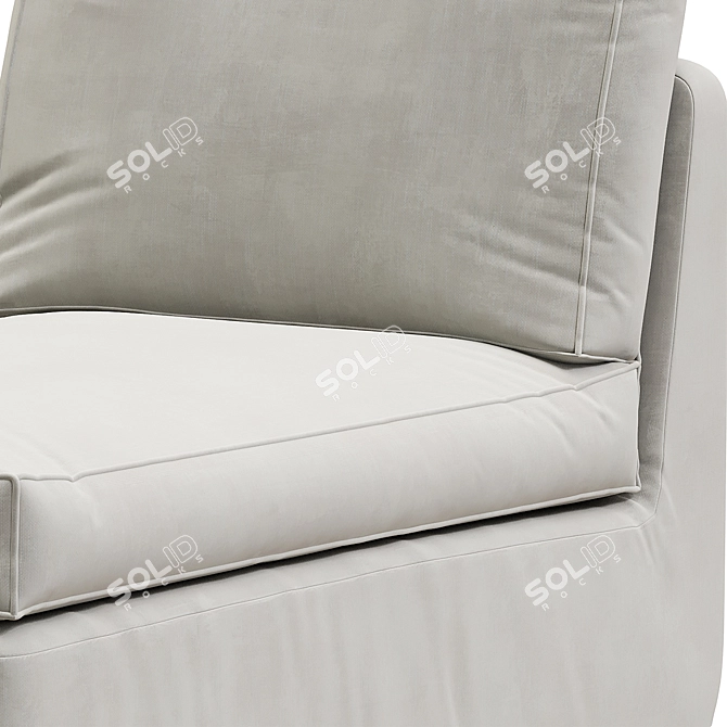Modern and Comfortable KIVIK Chaise 3D model image 4