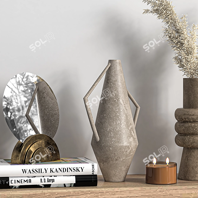 Elegant 16-Piece Decor Set 3D model image 5