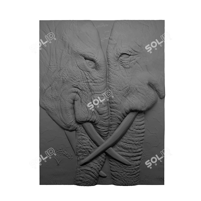 Title: Elegant Dilemma Reliefs 3D model image 3