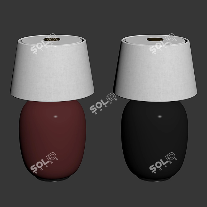 Portable Torso Table Lamp - Menu Space 3D model image 4